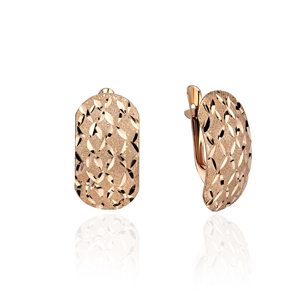 Серьги из золота Эстет 01с714874 01с714874