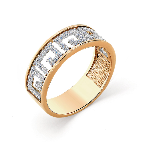 Обручальное кольцо из золота с бриллиантом 1-101-232
