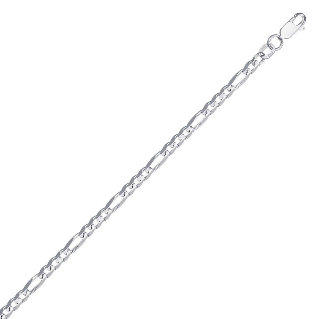 Браслет-цепь из серебра 22-014-3 0.8