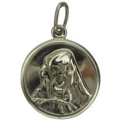 Иконка-подвес из серебра Аве Мария Божия Матерь 2297н