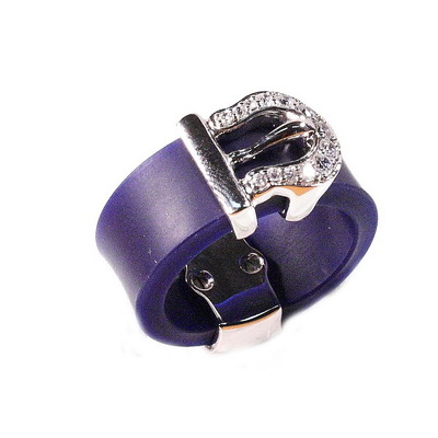 Кольцо из серебра с фианитом и с каучуком Style-Avenue RBE011-1 RBE011-1