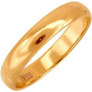Обручальное кольцо из золота 18000035/11