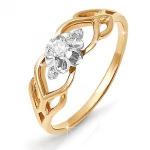 Золотое кольцо бр110112
