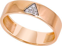 Обручальное кольцо из золота с бриллиантом Арина 1015131-11140 1015131-11140