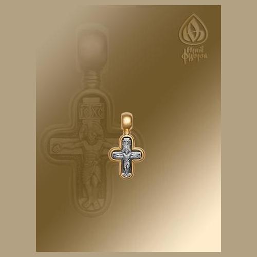 Крест из серебра с позолотой Мастерская Юрия Федорова кс 115а кс 115а