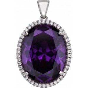 Подвес из серебра с фианитом Силверк llp 306-5 llp 306-5