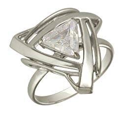 Серебряное кольцо 1r02070