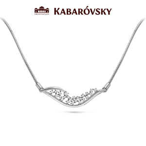Колье из серебра с кристаллом сваровским KABAROVSKY 16-078 16-078