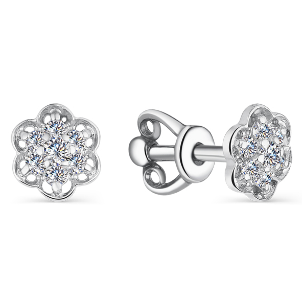 серебряные пусеты с фианитами. соколов пусеты серебро с фианитами. серьги-пусеты из серебра с фианитами, 94022234. серебряные пусеты с фианитами. пусеты серебро с фианитами.