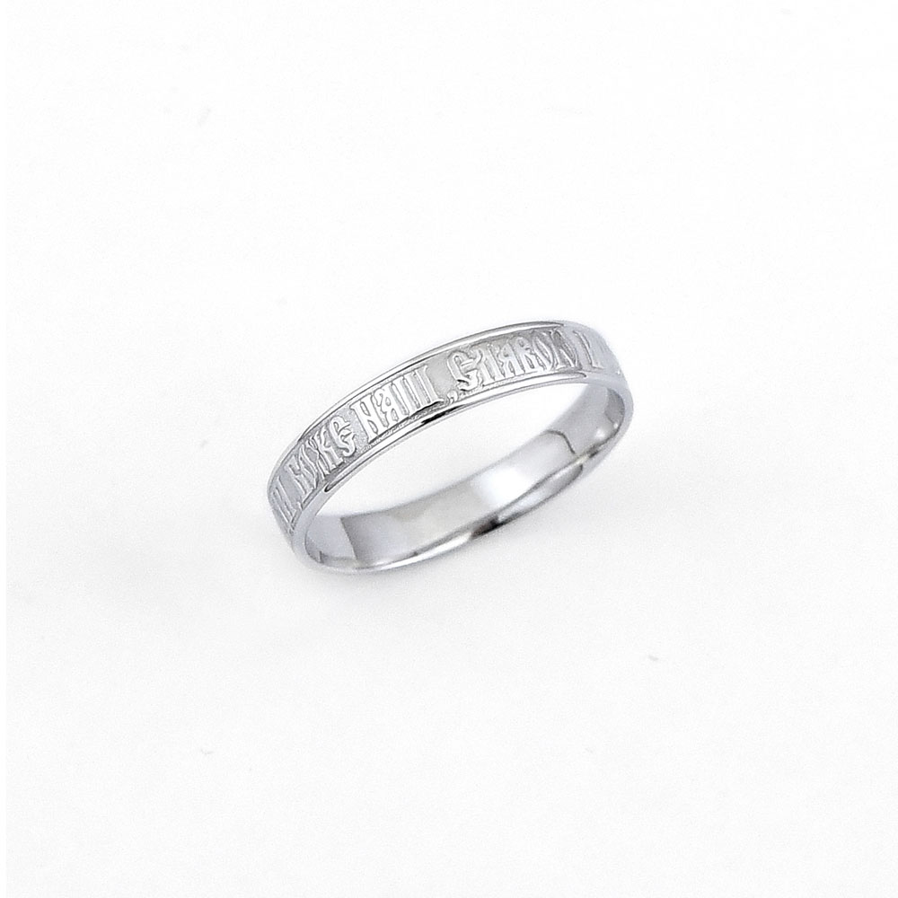 Обручальное кольцо из серебра 137н