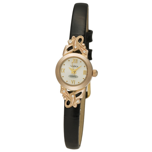 Женские часы из золота с фианитом 44150-156