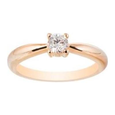 Помолвочное кольцо из золота с бриллиантом к11029бр