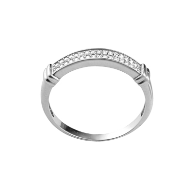 Серебряное кольцо к392