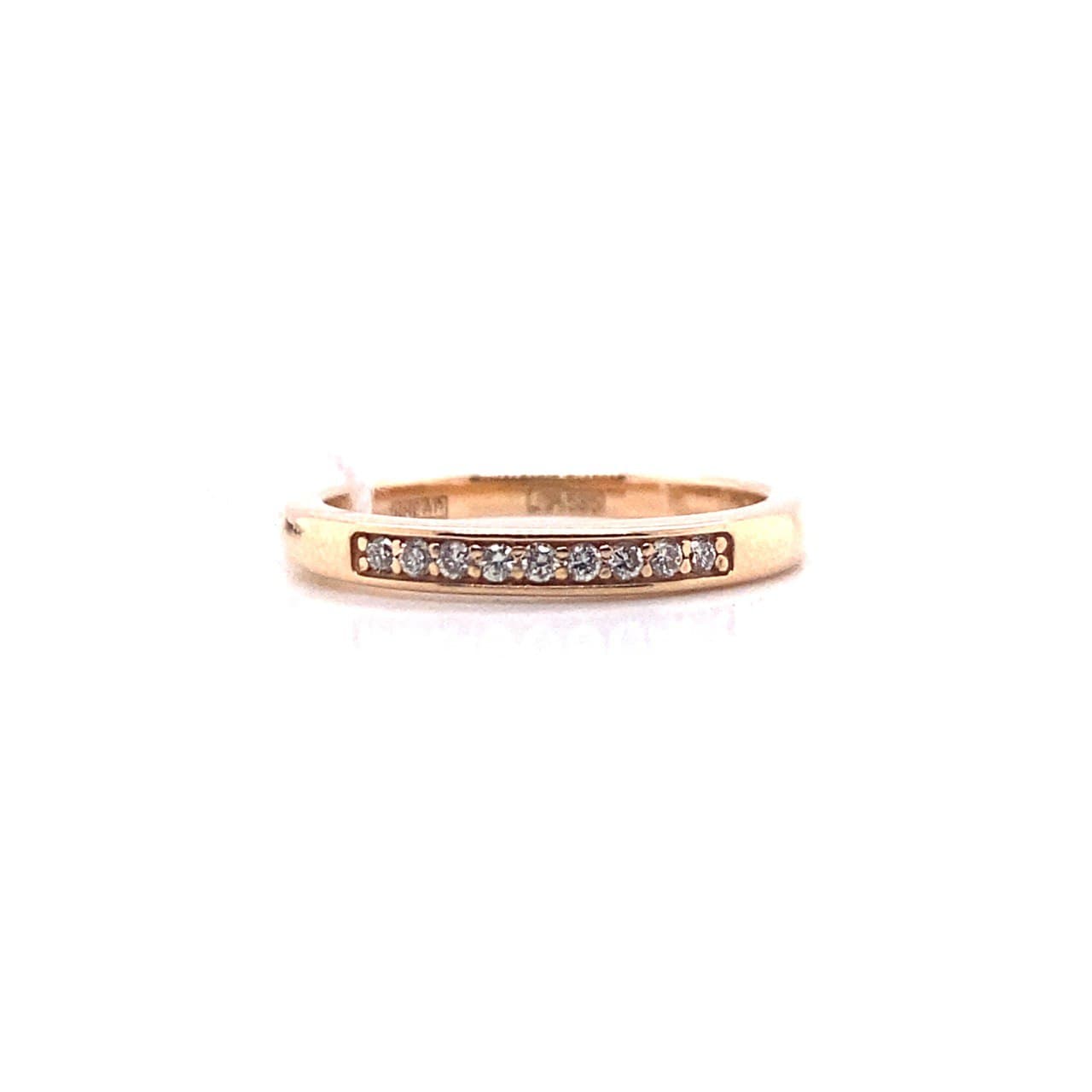 Обручальное кольцо из золота с бриллиантом 0256