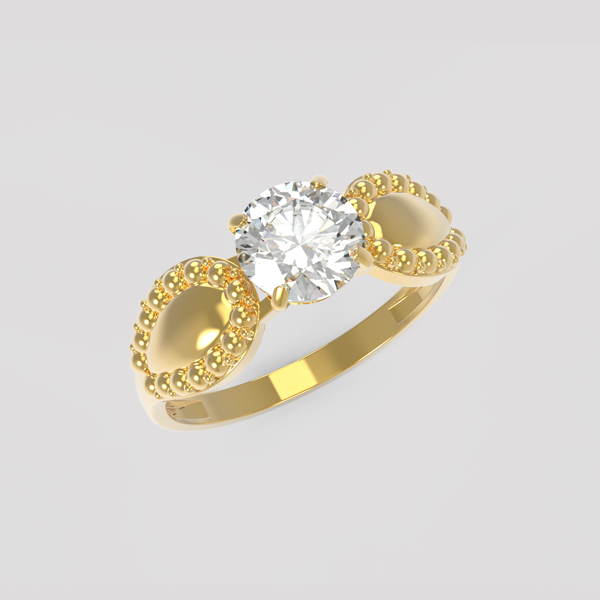 Золотое кольцо к-078