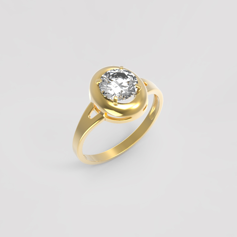 Золотое кольцо к-015