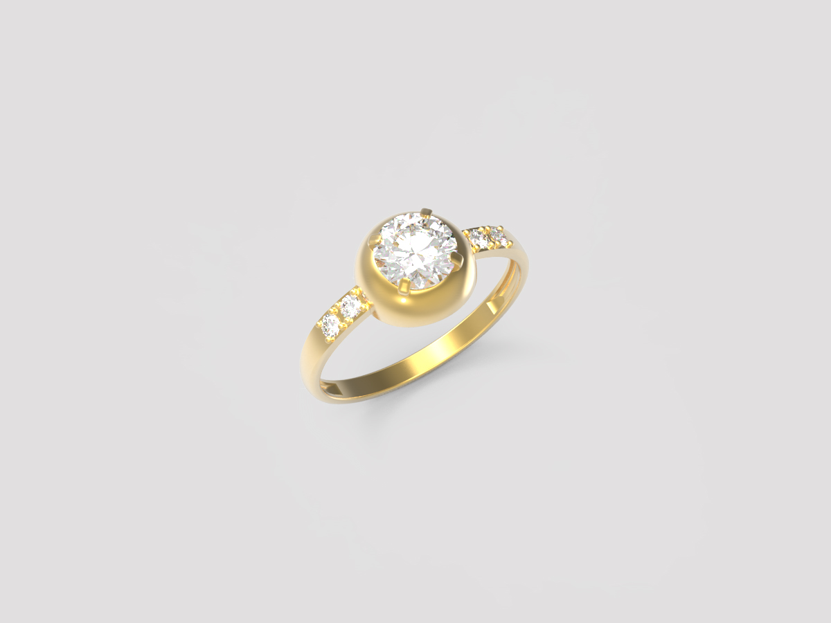 Золотое кольцо к-071