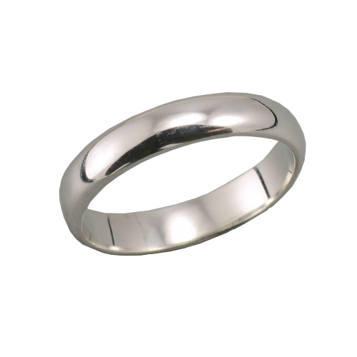 Обручальное кольцо из серебра ко3-20