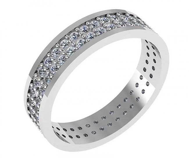 Серебряное кольцо с32-536кф-18.5