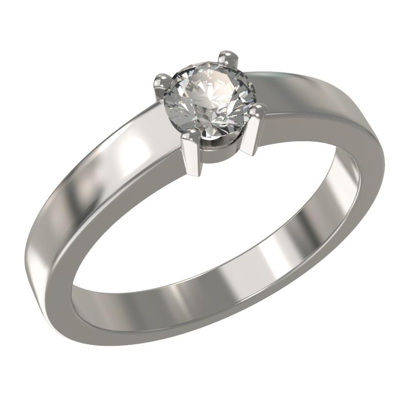 Серебряное кольцо 1033001-01210