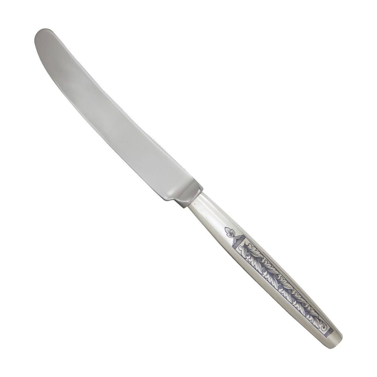 Нож столовый из серебра 40030030Ж05 александрия