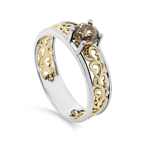 Кольцо из белого золота 1-1533-9200