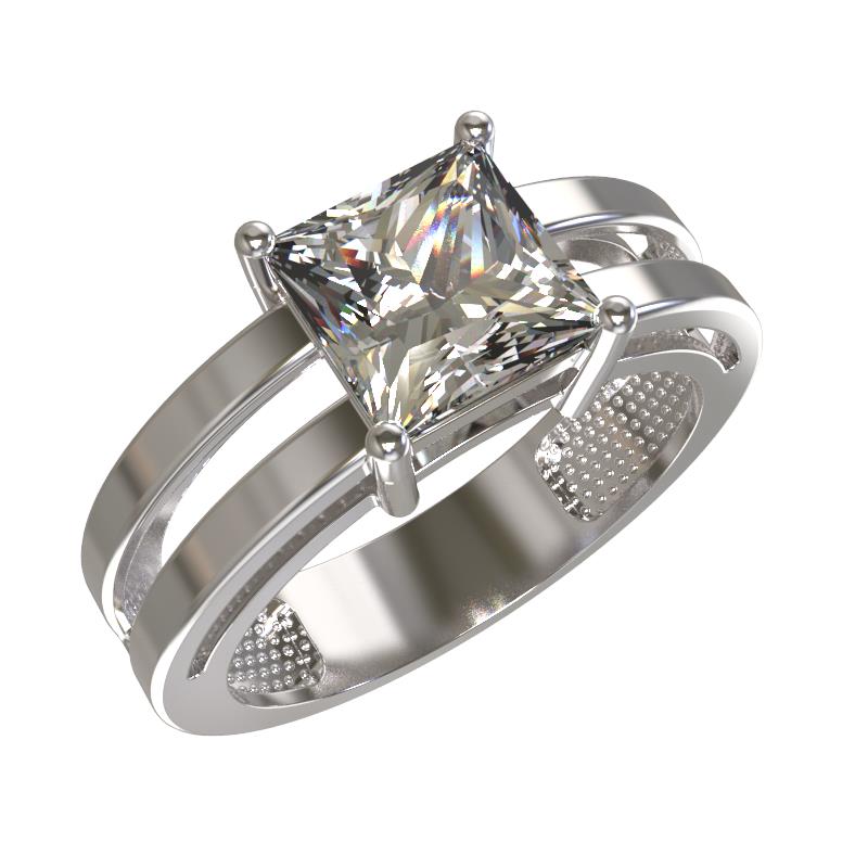 Серебряное кольцо 1032941-01210