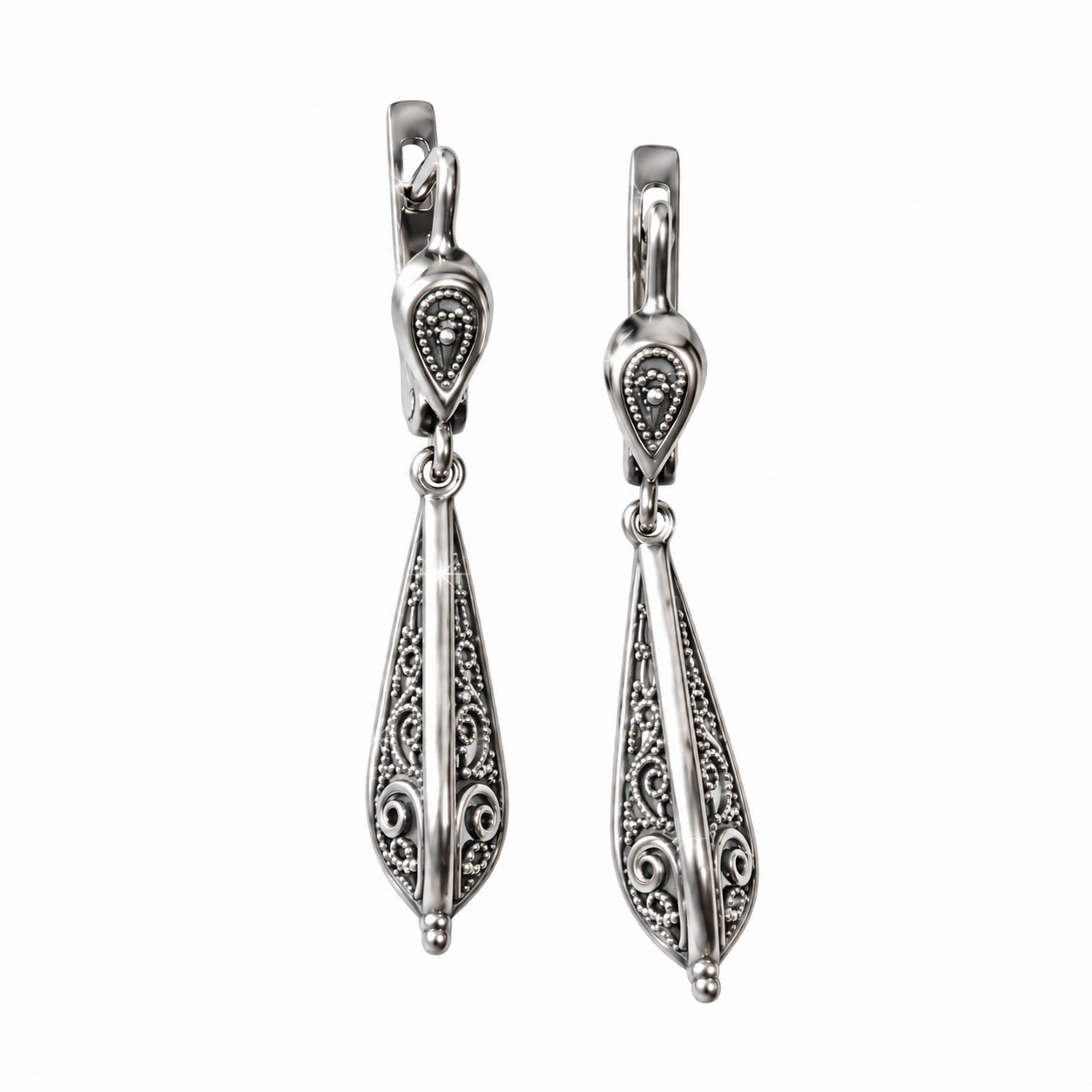 Серьги из серебра Шабалкин Е.В. дс0539 дс0539