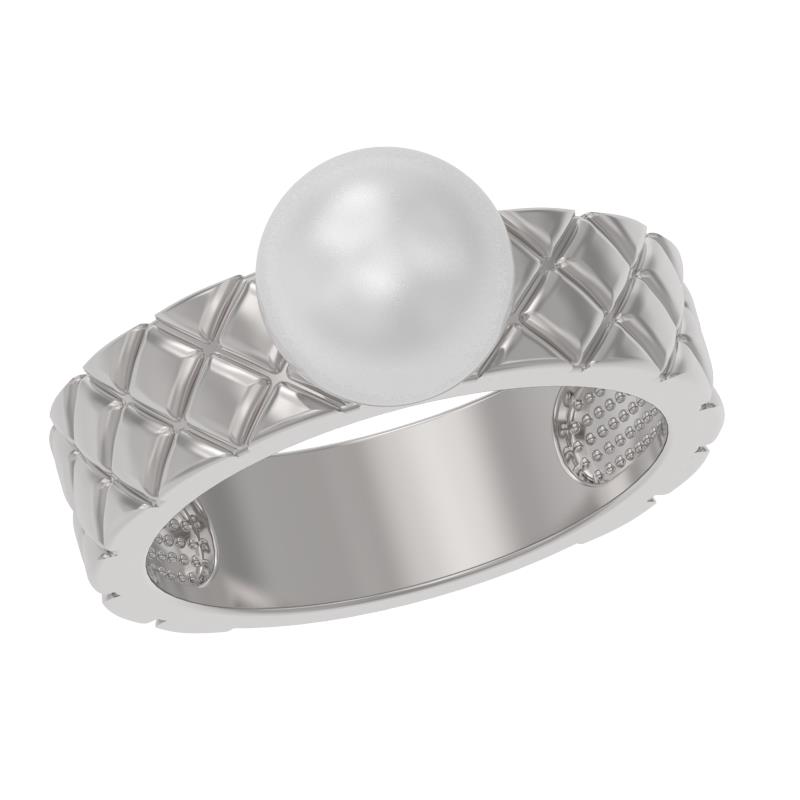 Кольцо из серебра с жемчугом Арина 1039511-01250-2s 1039511-01250-2s