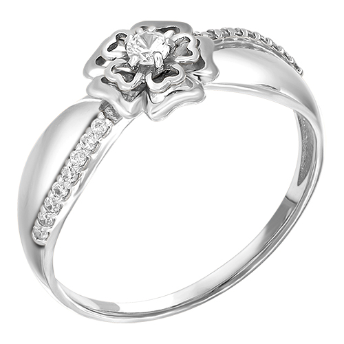 Серебряное кольцо 90-01-6606-00