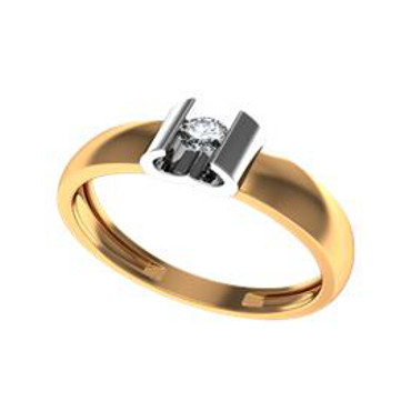 Помолвочное кольцо из золота с бриллиантом 1101266