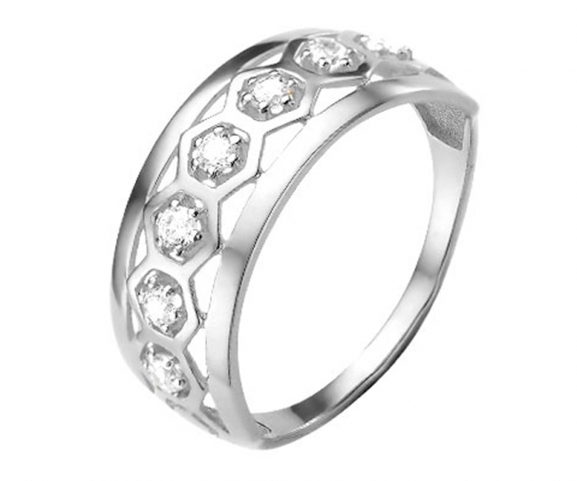Серебряное кольцо с46-3821кф-17