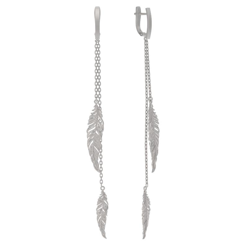 Серьги из серебра Арина 1041572-00000 1041572-00000