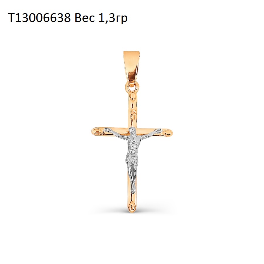 Крест из золота МегаГолд Т13006638 Т13006638