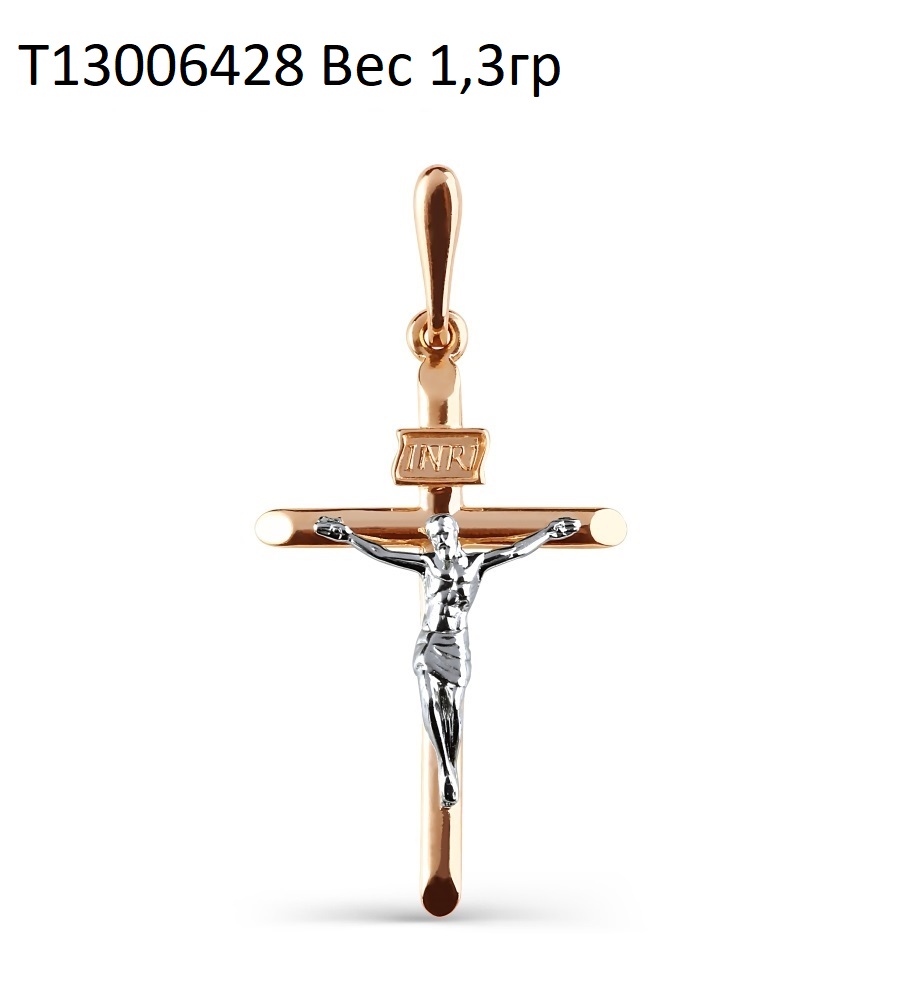 Крест из золота МегаГолд Т13006428 Т13006428