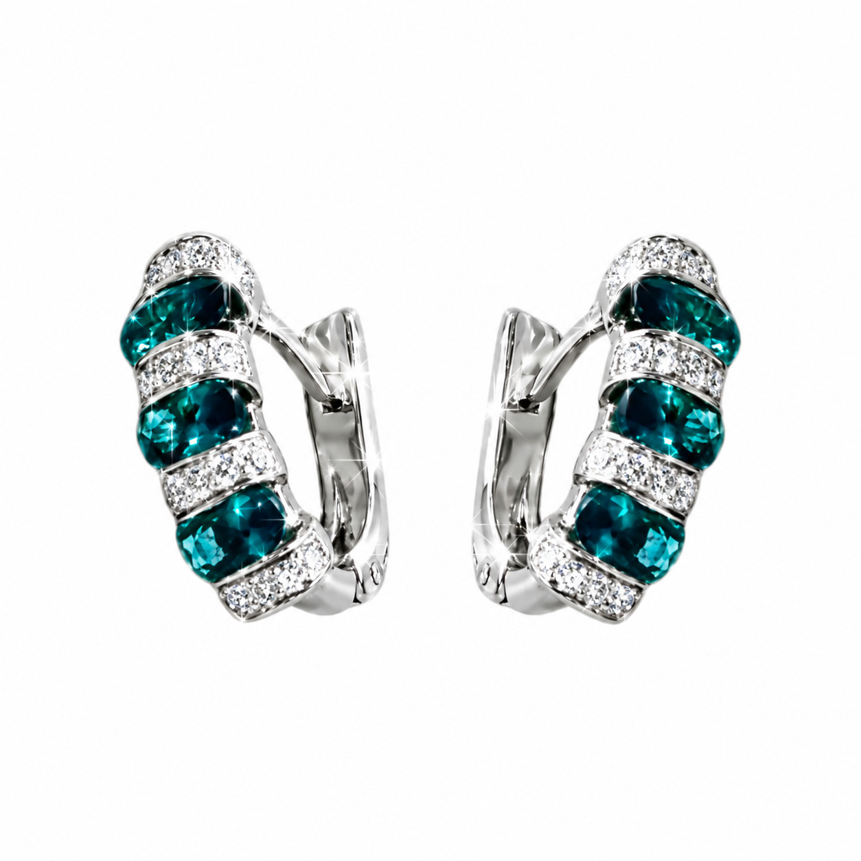 Серьги из серебра с фианитом Шабалкин Е.В. с3144 с3144