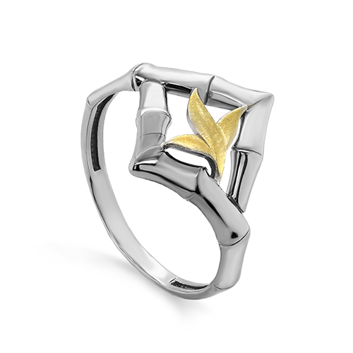 Кольцо из серебра с позолотой KABAROVSKY 11-473-0087 11-473-0087