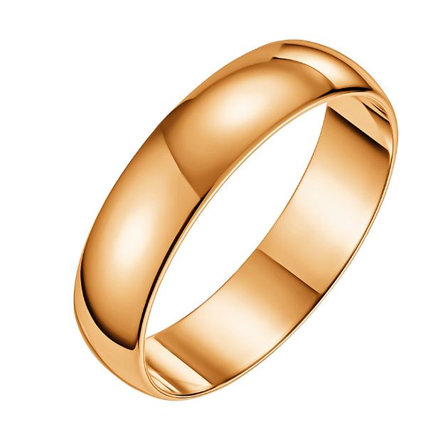 Обручальное кольцо из золота 1230345-а50-01