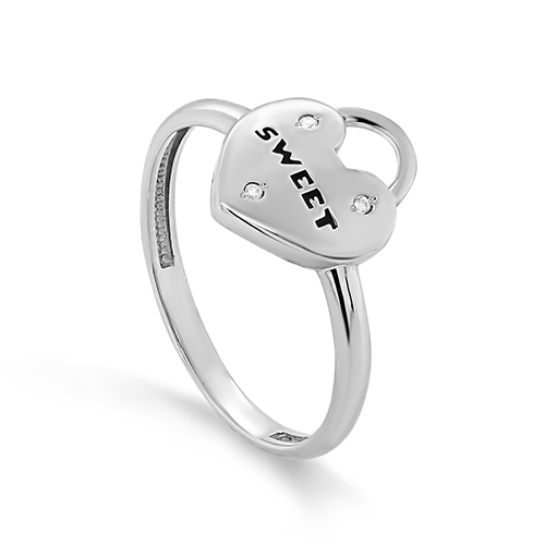 Серебряное кольцо 1-156-0002