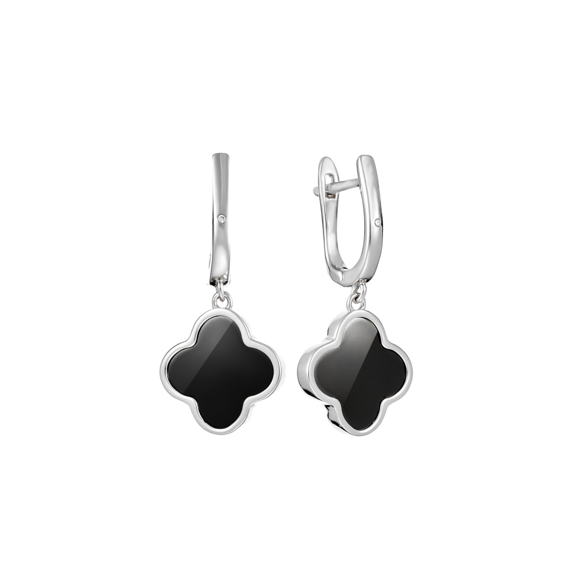 Серьги из серебра с фианитом FRESH TC-E01590BWXXW TC-E01590BWXXW