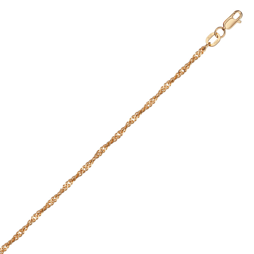 Браслет-цепь из золота Красцветмет 12-028 0.4 12-028 0.4