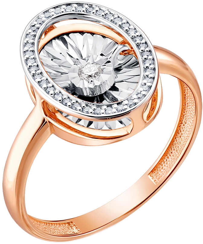 Золотое кольцо с бриллиантом 01-11-5498-31-00