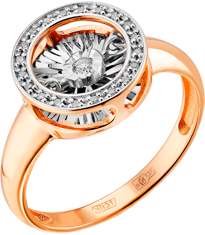 Золотое кольцо с бриллиантом 01-11-5478-31-00