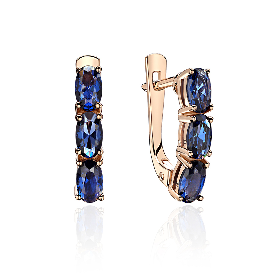 Серьги из золота Эстет 01с2113953-1 01с2113953-1