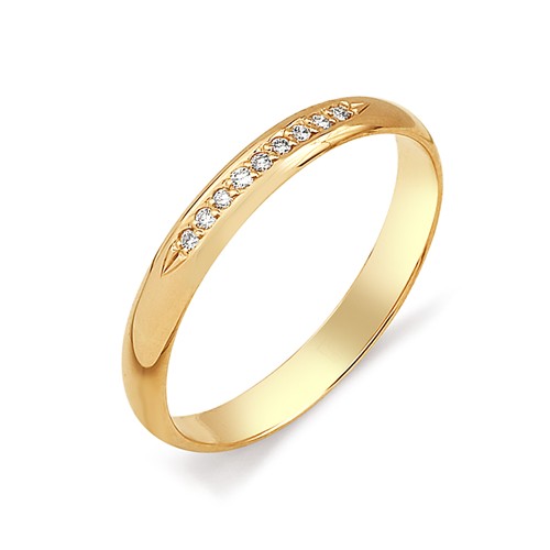 Обручальное кольцо из золота с бриллиантами т1356-120
