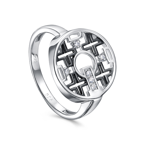 Кольцо из серебра с фианитом KABAROVSKY 11-802-7989 Кольцо из серебра с фианитом KABAROVSKY 11-802-7989 11-802-7989