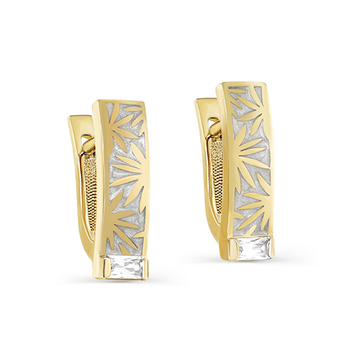 Серьги из серебра с фианитом KABAROVSKY 12-744-7945 12-744-7945