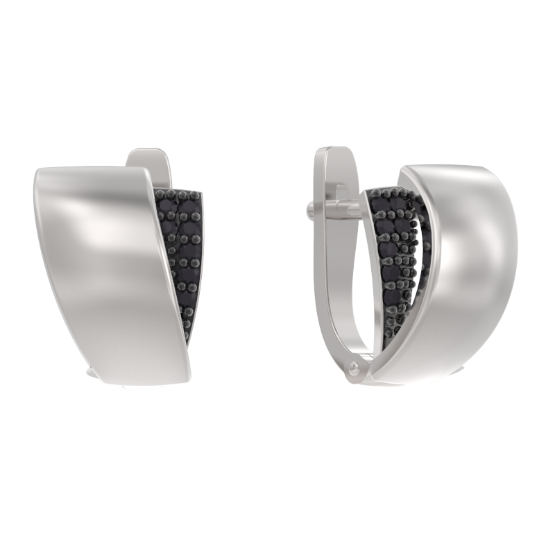 Серьги из серебра с шпинелем Арина 1056552-81110-s 1056552-81110-s