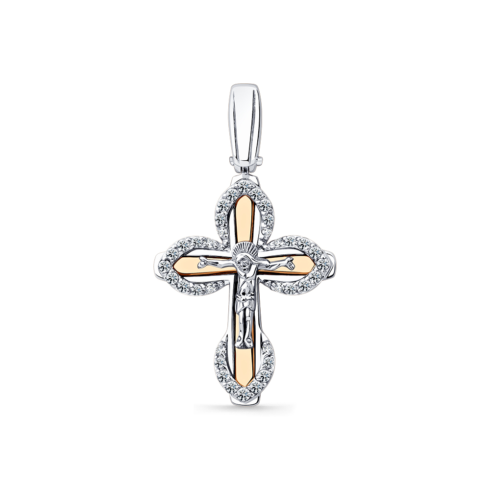 Крест из золота с бриллиантом Мастер Бриллиант 8-480448-00-70 Крест из золота с бриллиантом Мастер Бриллиант 8-480448-00-70 8-480448-00-70