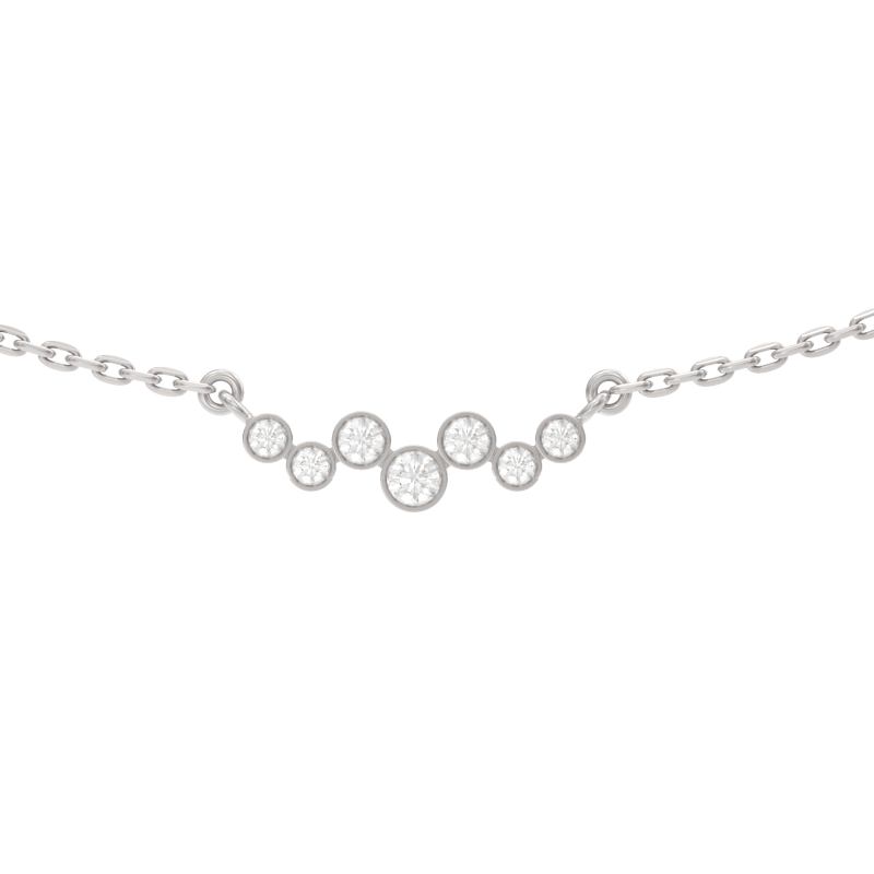 Колье из серебра с фианитом Арина 1045336-01110 1045336-01110